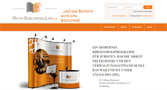 Desktop Screenshot of mein-bibliothekar.de